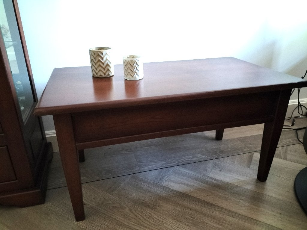 salontafel, Ophalen, 50 tot 100 cm, Eikenhout, 50 tot 100 cm