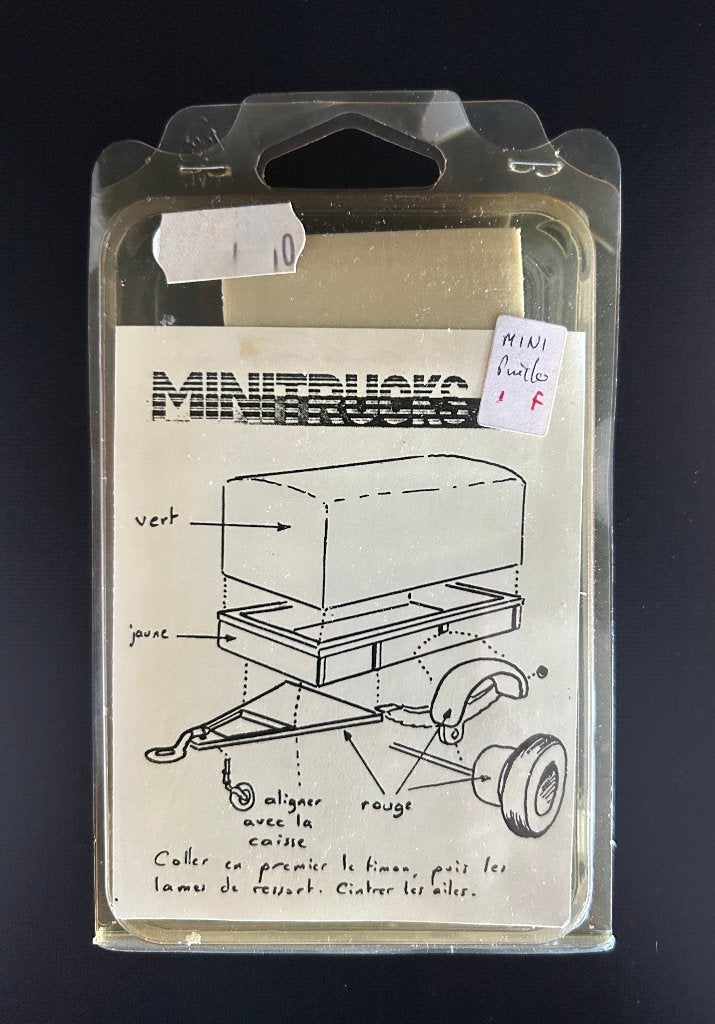 Minitrucks, Trailer 1 Ton Resin/White Metal Kit 1:50, Hobby en Vrije tijd, Ophalen of Verzenden, Nieuw, Overige typen, Overige merken