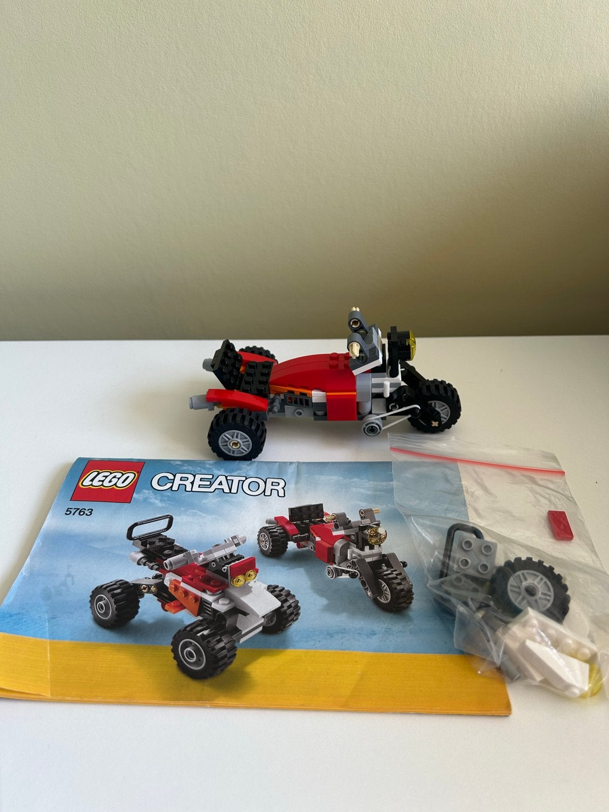 LEGO Creator 5763 Buggy / Quad / Motorfiets (3-in-1), Ophalen of Verzenden, Zo goed als nieuw