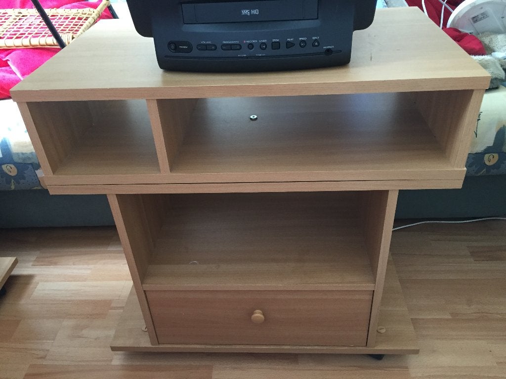 Draaiend TV meubel, Ophalen, Gebruikt, 25 tot 50 cm, Minder dan 100 cm