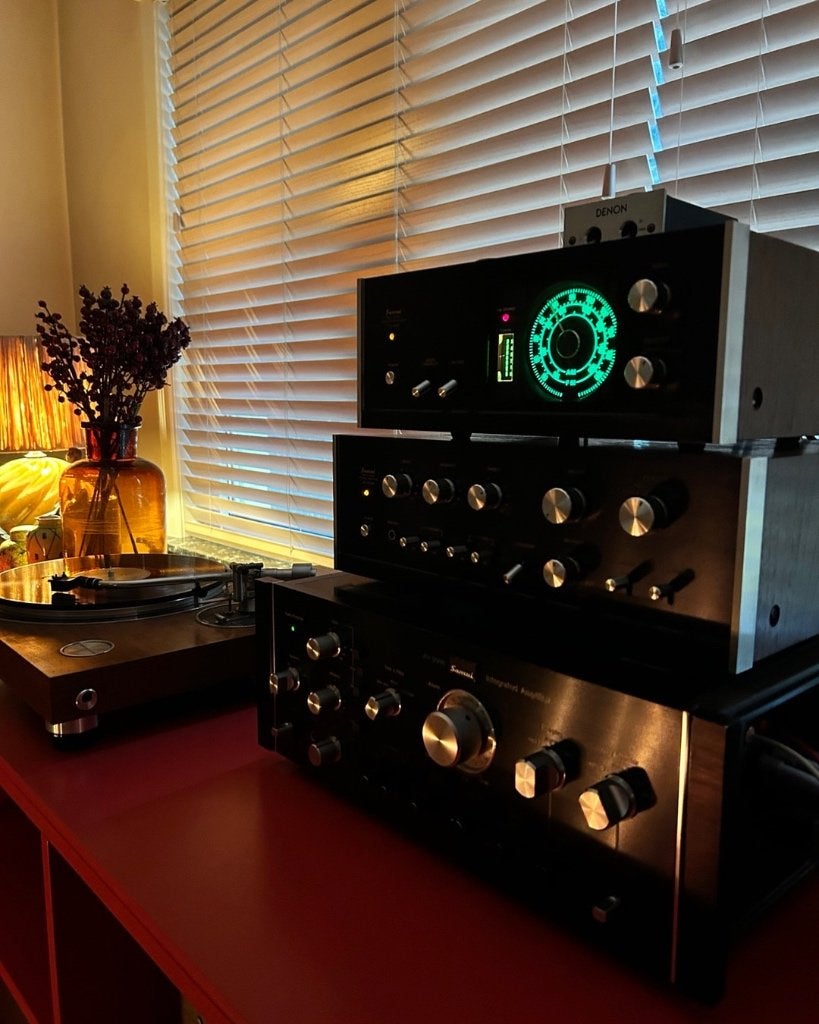 Sansui 555A en TU666, Ophalen of Verzenden, Refurbished, Minder dan 60 watt, Overige merken