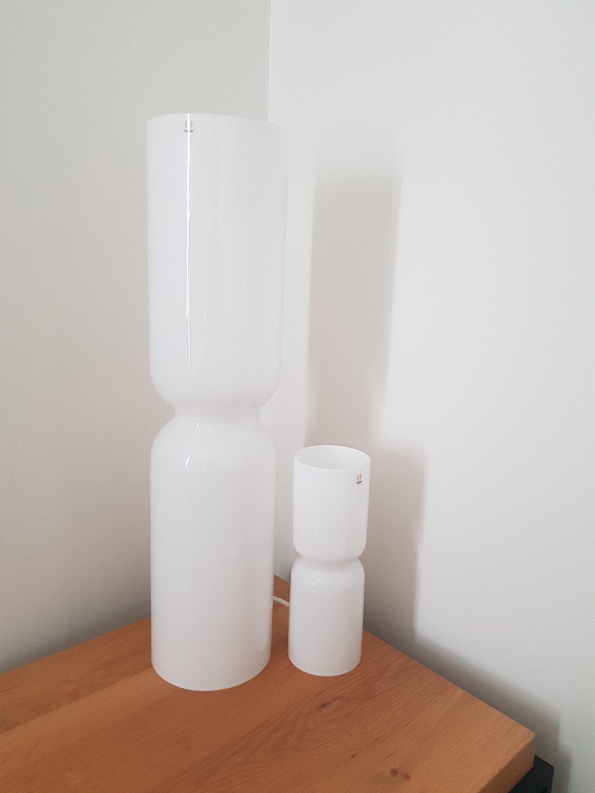 Iittala, Wit, Ophalen of Verzenden, Zo goed als nieuw, Glas