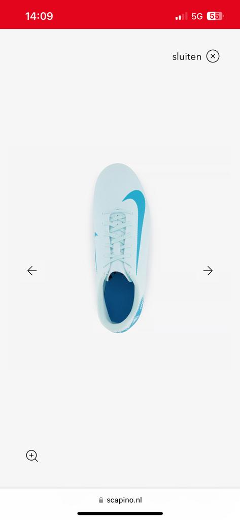 Voetbal schoenen, Blauw, Sportschoenen, Nieuw, Ophalen of Verzenden