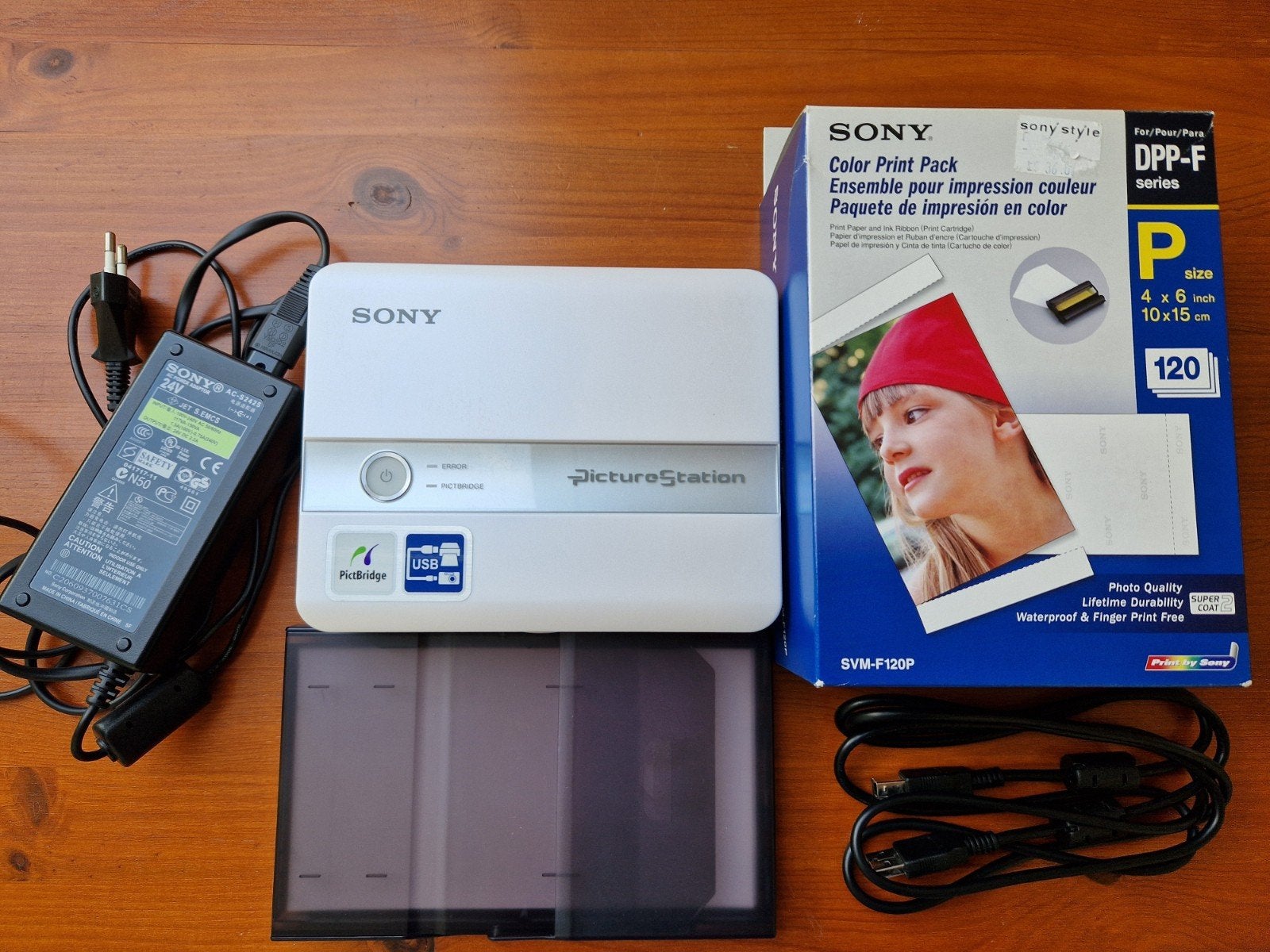 Sony goed werkende compacte direkt klaar fotoprinter, Gebruikt, Fotoprinter, PictBridge, Kleur printen
