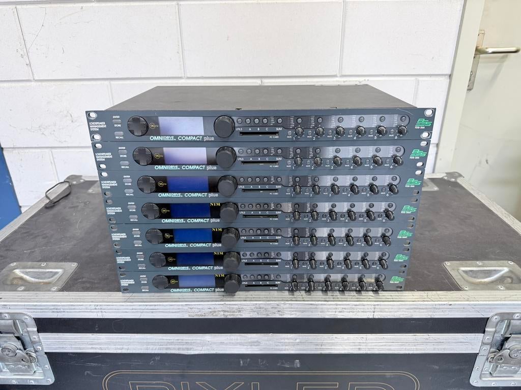 7x BSS Omnidrive FDS-366T – met L-Acoustics presets, Muziek en Instrumenten, Effecten, Zo goed als nieuw, Ophalen of Verzenden