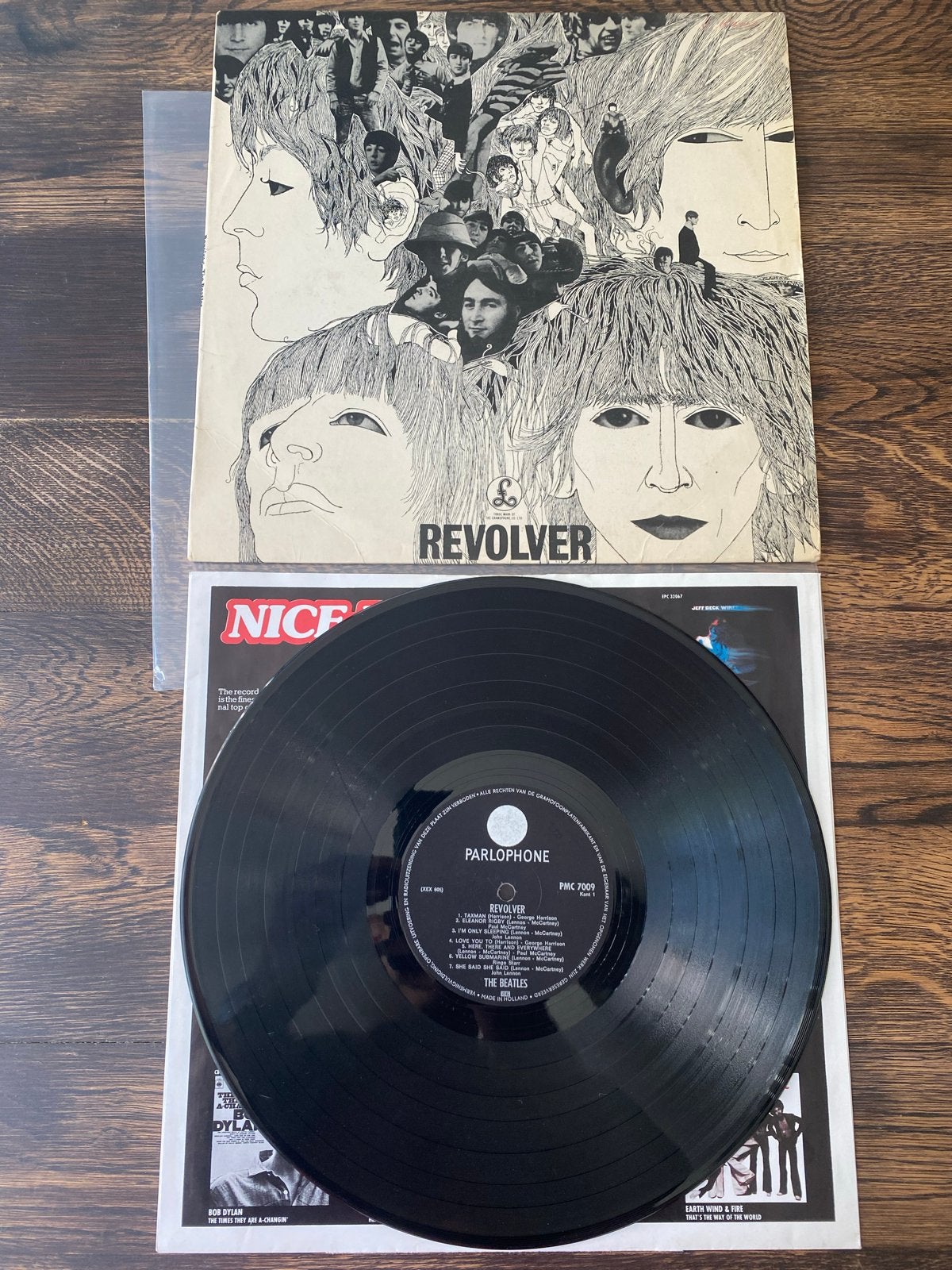 The Beatles - Revolver LP (1966, Made in Holland), Cd's en Dvd's, Vinyl | Pop, Ophalen, Gebruikt, Originele persing, 12 inch