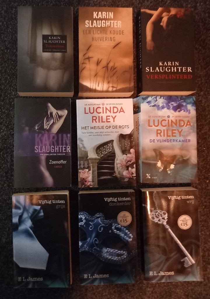 28 romans, thrillers etc, Ophalen of Verzenden, Gelezen