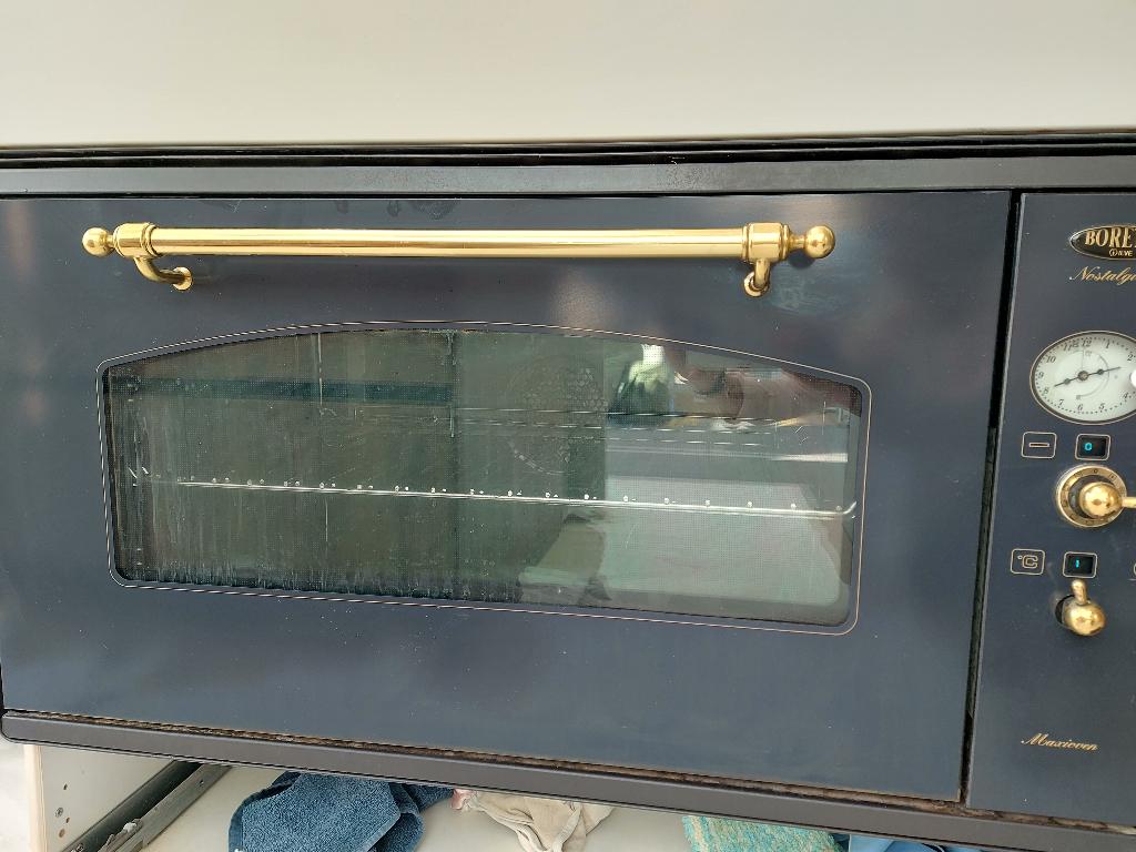 Boretti oven 90 x 48 cm, Gebruikt, Hete lucht, 60 cm of meer, Oven met grill