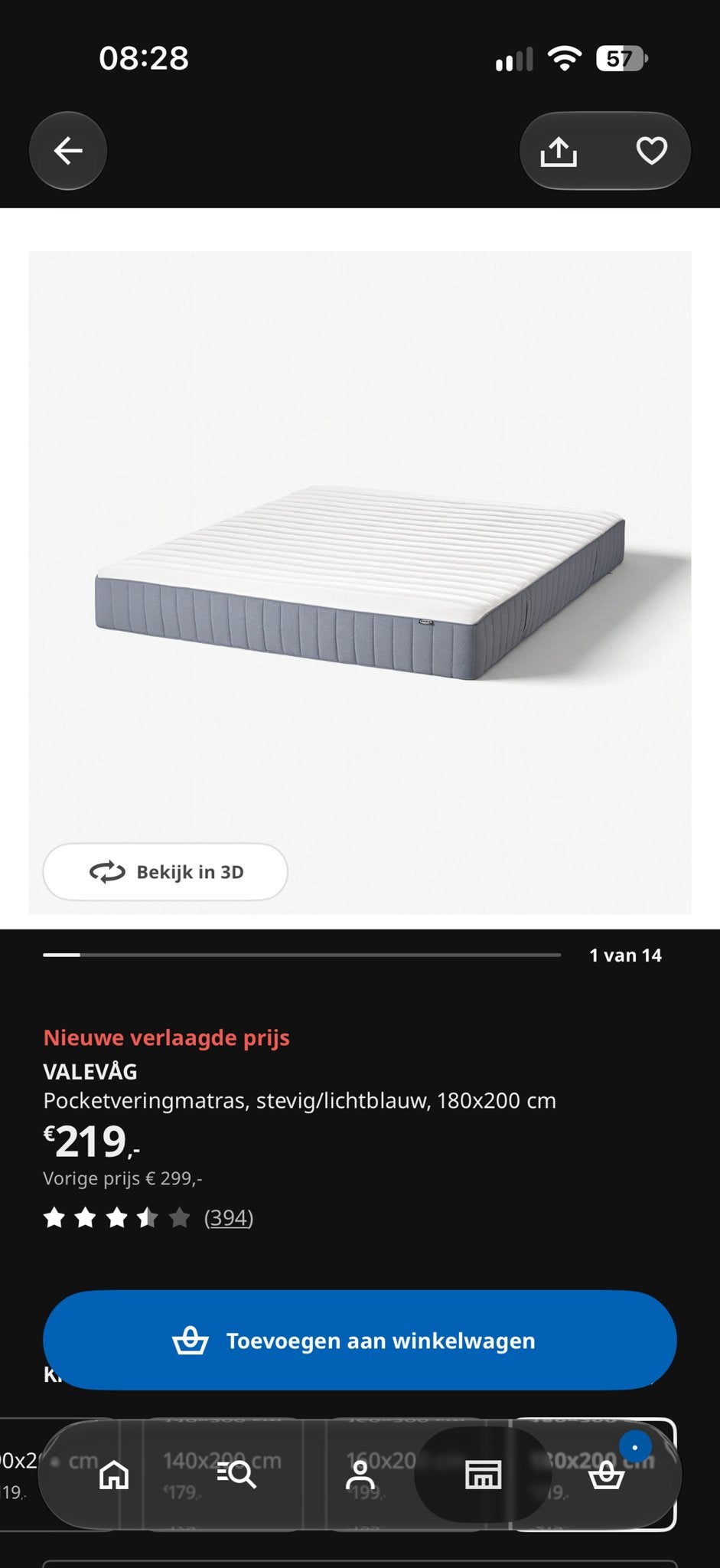 Zo goed als nieuw matras 180x200 stevig aankoop 12 Sep, Huis en Inrichting, Ophalen, Tweepersoons, Zo goed als nieuw, Matras