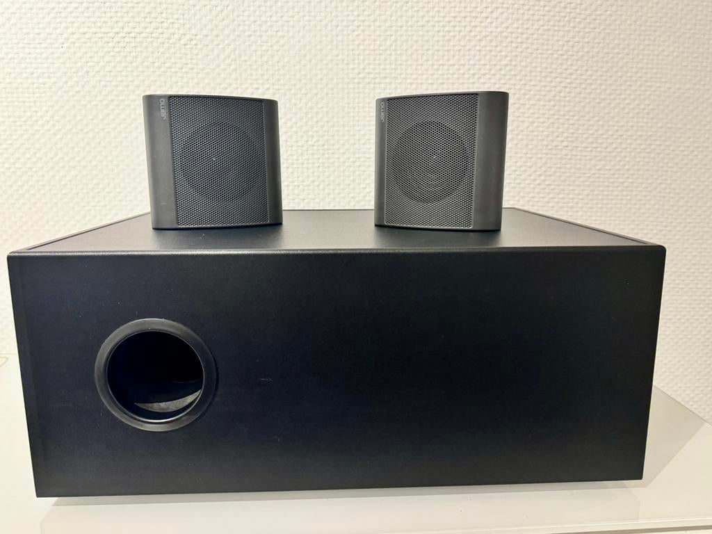 Mooie Jamo Subwoofer met 2 speakers, lees ️, Overige merken, 70 watt of meer, Ophalen of Verzenden, Zo goed als nieuw