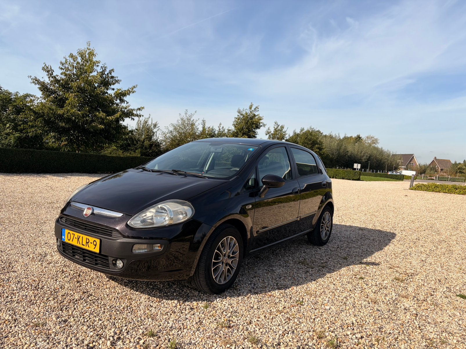 Fiat Punto 1.4 5DR 2010 Zwart, Auto's, Voorwielaandrijving, Stof, 40 €/maand, Zwart