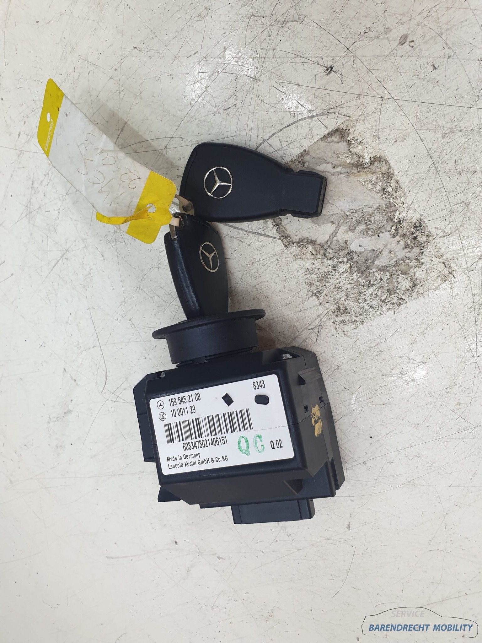 Mercedes W169 W245 A B Klasse contactslot contact slot A1695, Gebruikt, Mercedes-Benz AG, Mercedes-Benz, Ophalen of Verzenden