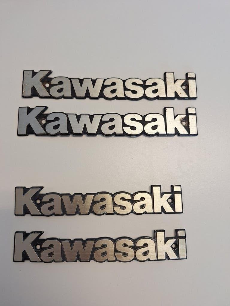 Emblemen Oldtimer Honda Laverda Kawasaki Jaren '70, Ophalen of Verzenden