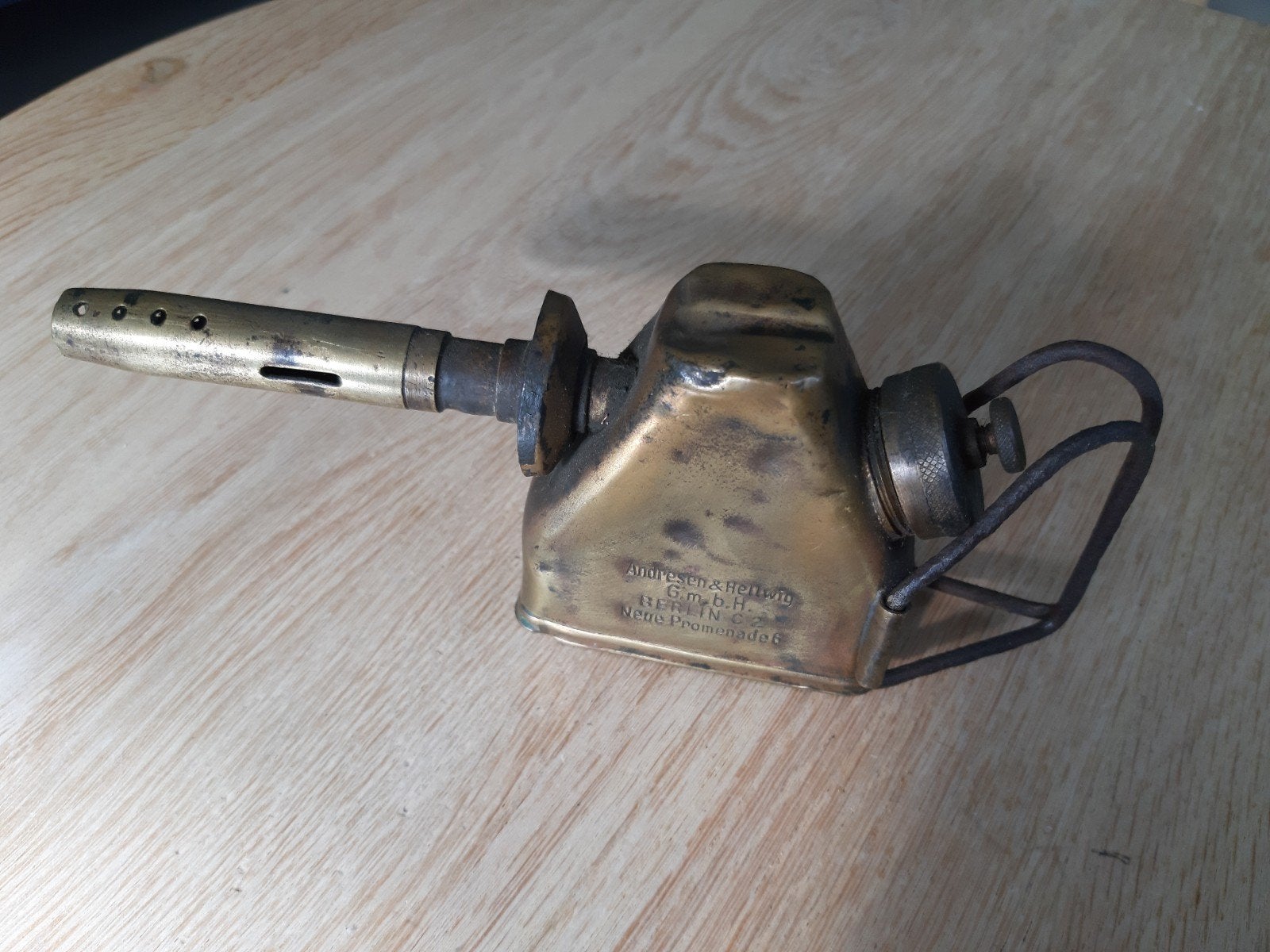 benzinebrander/zaksoldeerbrander, Ophalen of Verzenden, Gebruikt