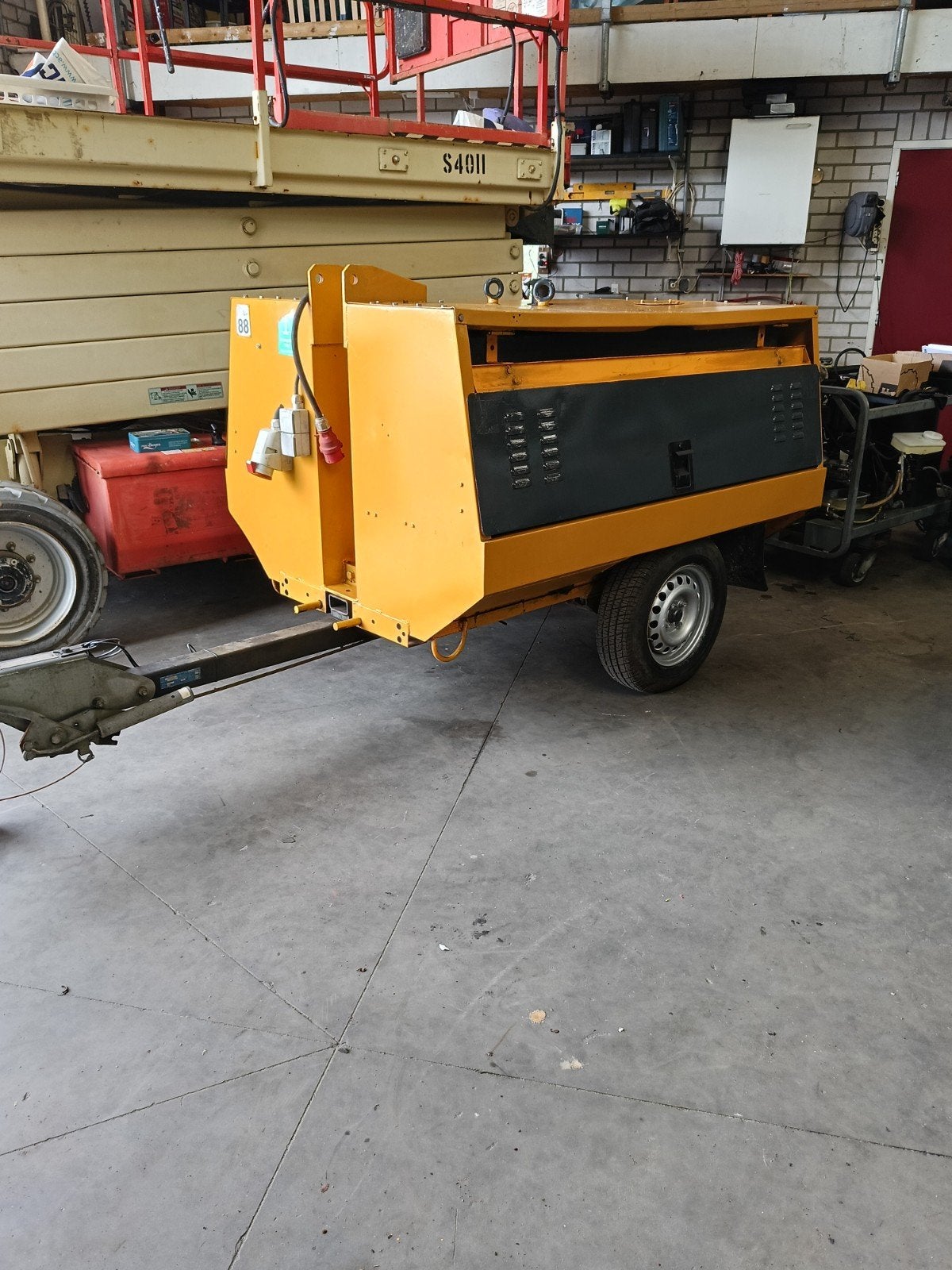 kubota aggregaat, Ophalen