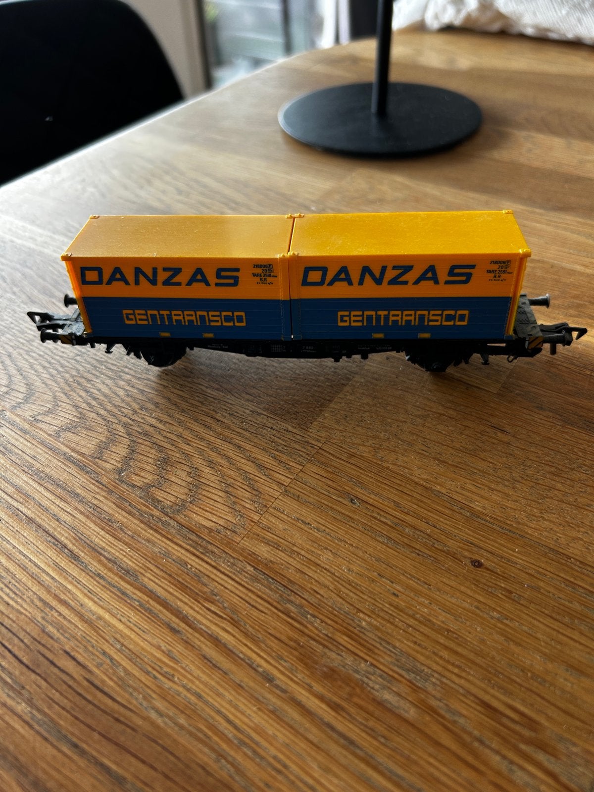 Fleischmann 5233 Klassieke Modelcontainerwagen zonder doos, Hobby en Vrije tijd, Verzenden, Gebruikt, Wagon, Fleischmann