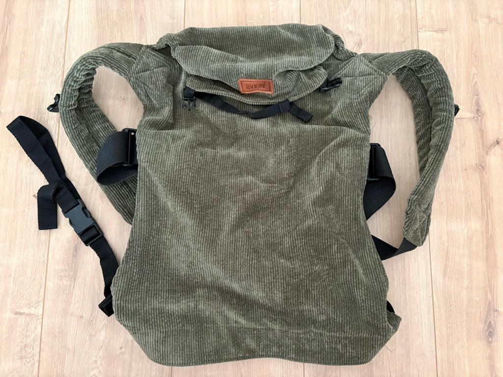 BYKAY Click Carrier Classic Draagzak - Moss Green, Buik of Rug, Zo goed als nieuw, Draagzak, Ophalen