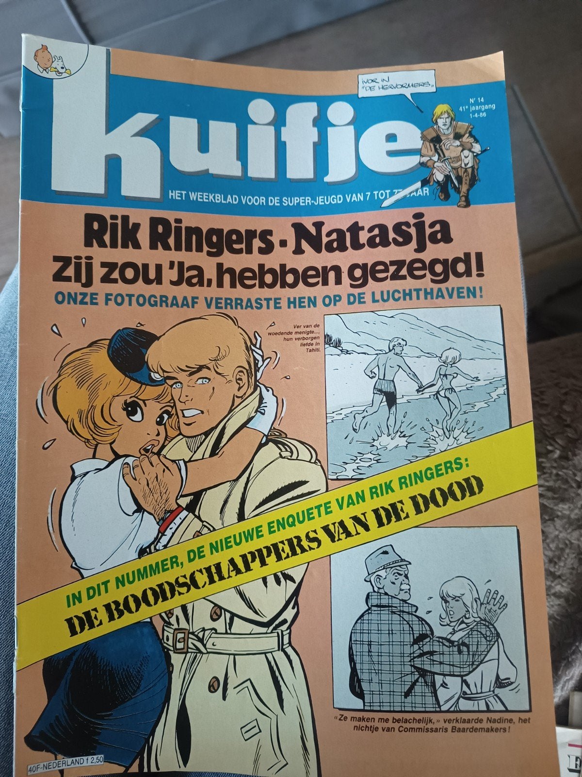 Kuifje Weekblad - Rik Ringers & Natasja - 1966, Boeken, Ophalen of Verzenden
