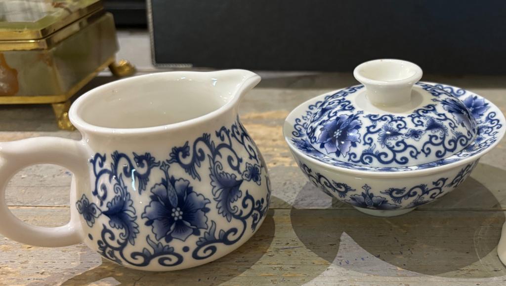 Delfts Blauwe suikerpotje en melkkannetje, Ophalen of Verzenden