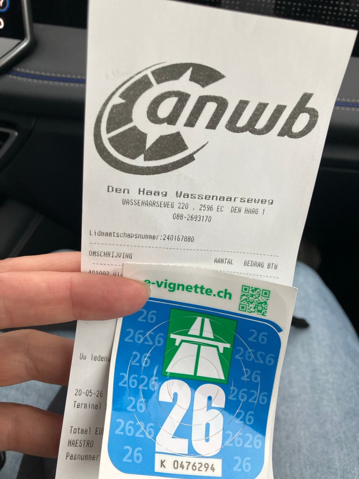 Vignet 2026 Zwitserland, Tickets en Kaartjes, Autovignetten, Drie personen of meer