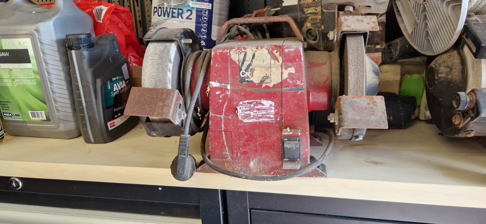 Creusen DS 7150 TS Werkslijpmachine - Gebruikt, Ophalen of Verzenden, Gebruikt, Minder dan 700 watt, Werkbankslijpmachine