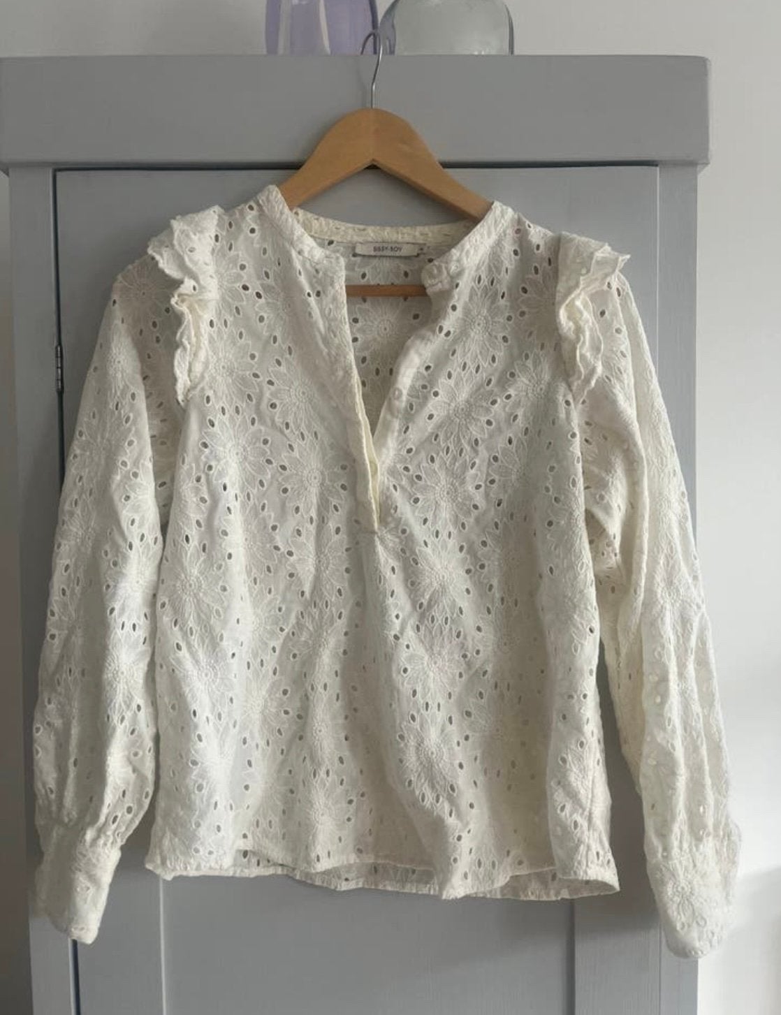 Sissy Boy katoenen blouse maat S - nieuw, Ophalen of Verzenden, Zo goed als nieuw, Maat 36 (S), Wit