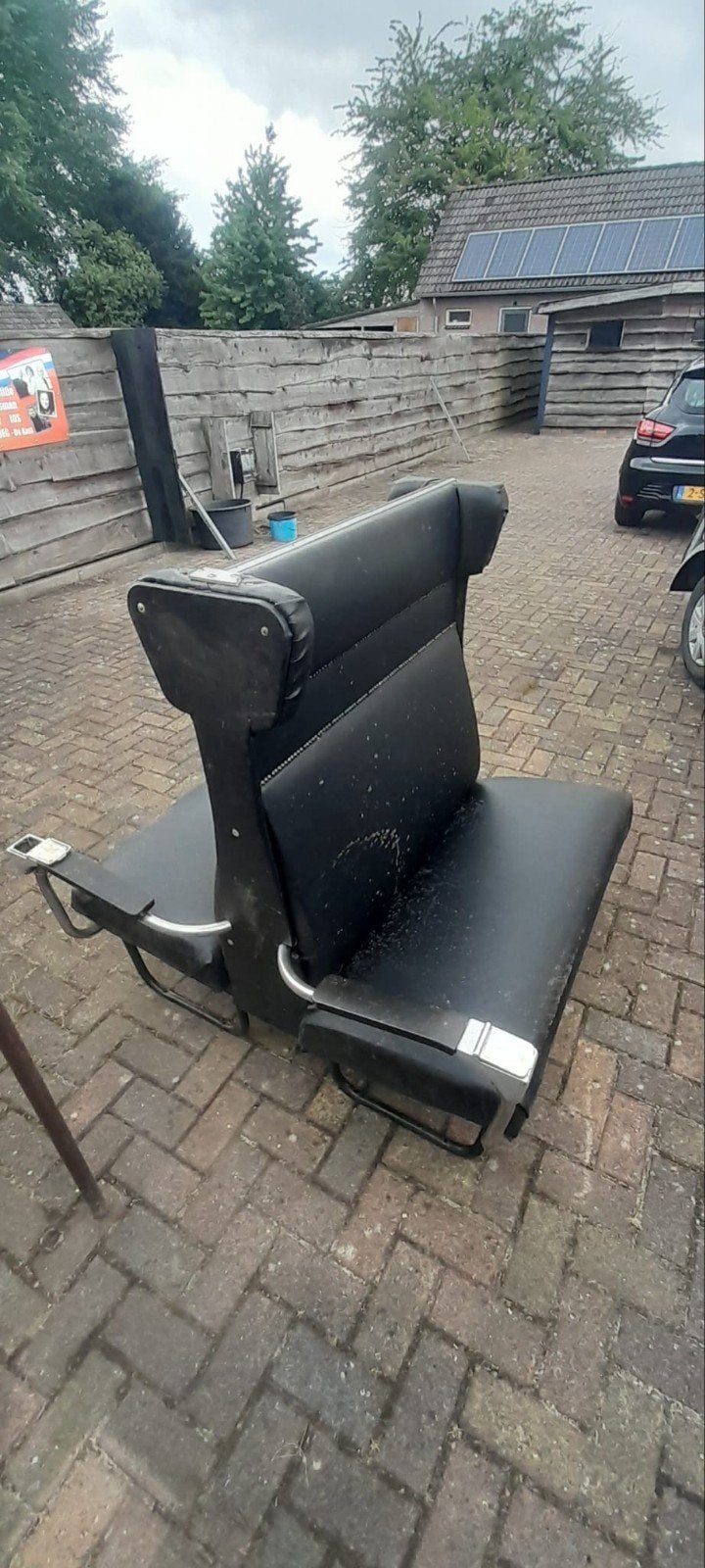 2x Treinstoel / Treinbank, Ophalen, Gebruikt