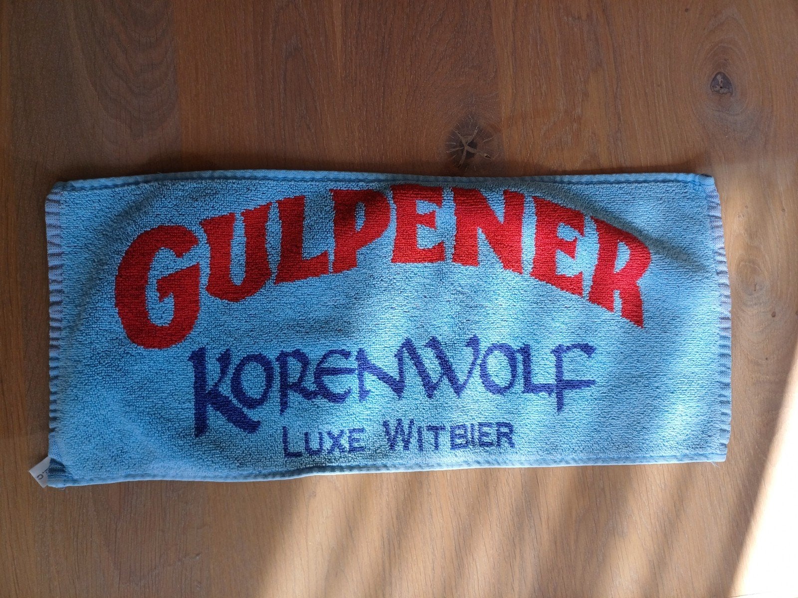 Gulpener bier Korenwolf Gastendoekje, Ophalen of Verzenden, Nieuw, Overige typen, Gulpener