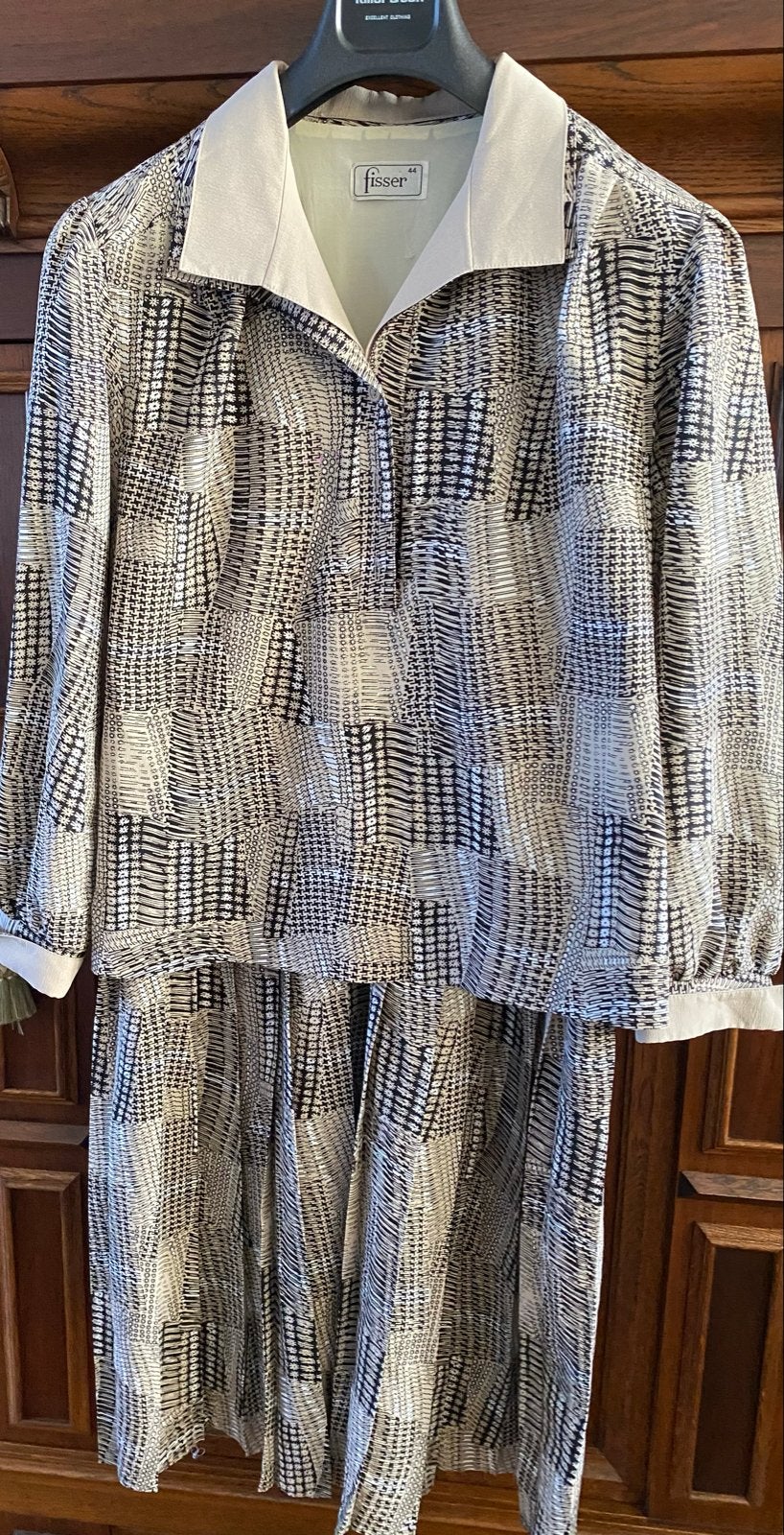 Fisser jurk maat 44, Kleding | Dames, Zwart, Maat 42/44 (L), Ophalen of Verzenden, Zo goed als nieuw