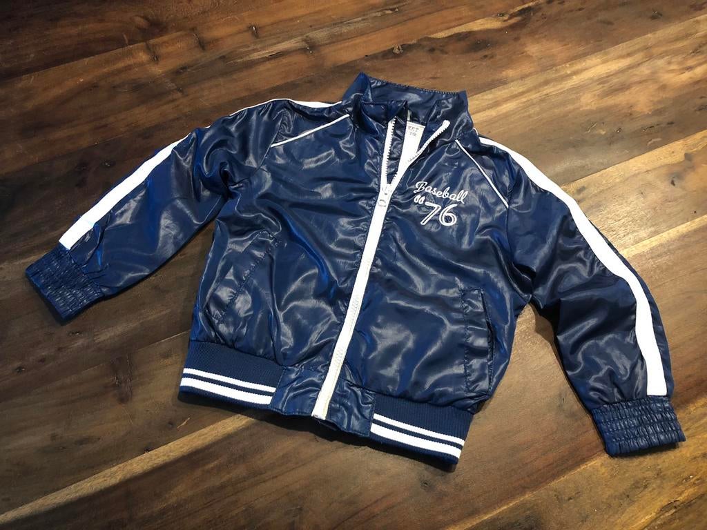 💙 Mt 98 104 zomerjasje jasje BASEBALL blauw jongen, Ophalen of Verzenden, Zo goed als nieuw, Jongen, Jas