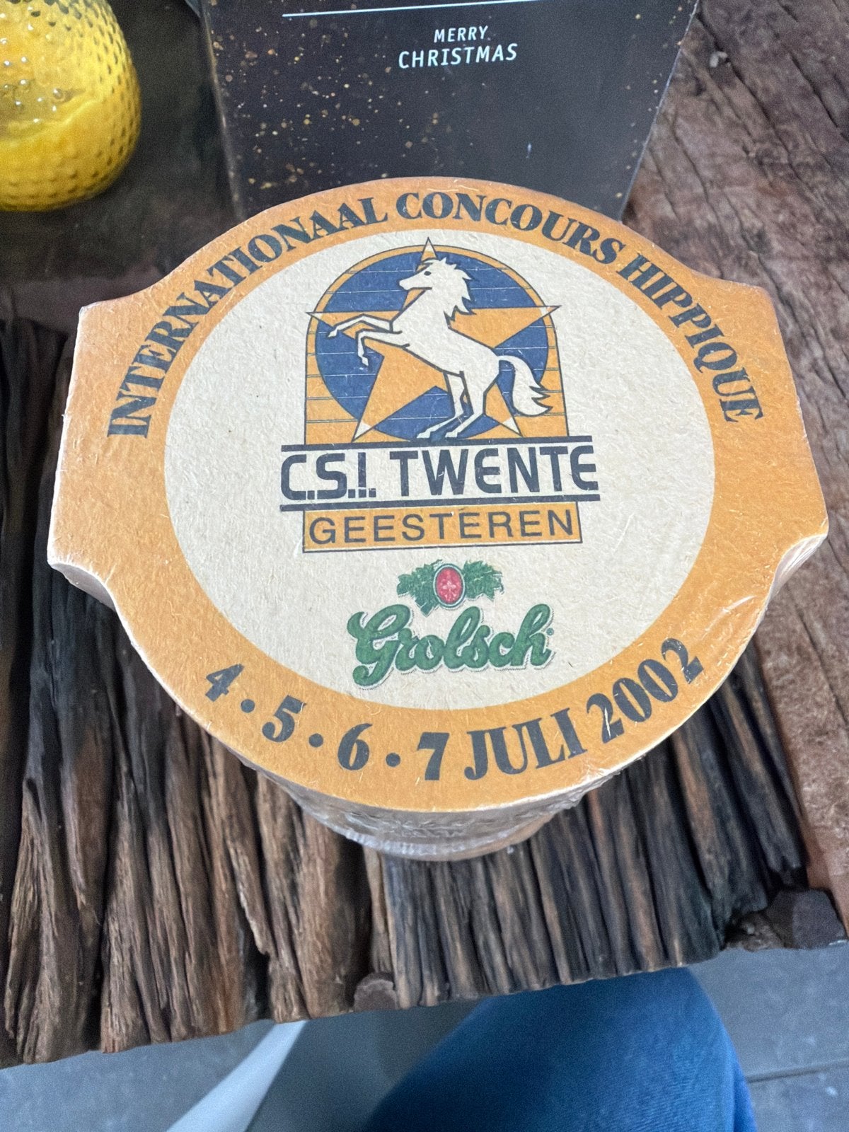 Grolsch Viltjes - CSI Twente 2002 & Premium Pilsner, Verzamelen, Ophalen of Verzenden, Nieuw, Viltje(s), Grolsch