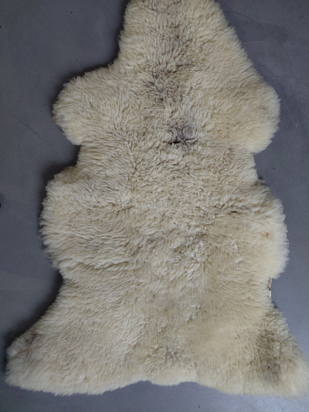 Schapenvacht vloerkleed, crème/wit, zacht en warm, Ophalen, Gebruikt, 100 tot 150 cm, Scandinavisch, Landelijk, Modern