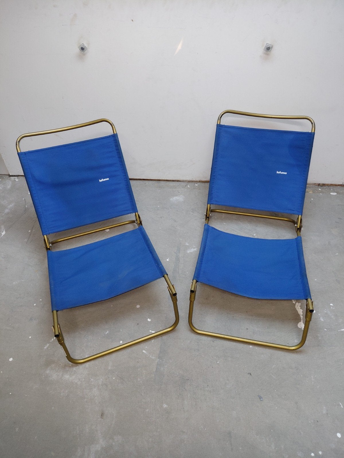 Vintage Lafuma strandstoeltjes, Ophalen, Gebruikt, Campingstoel