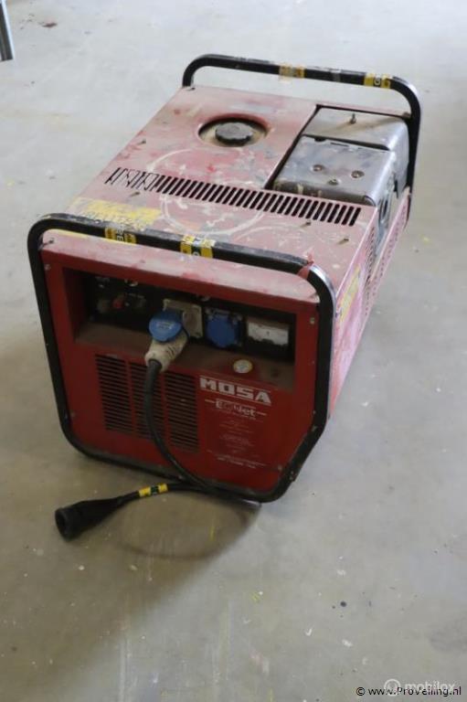 Online Veiling: MOSA Benzine generator GE 4500 SX, Gebruikt