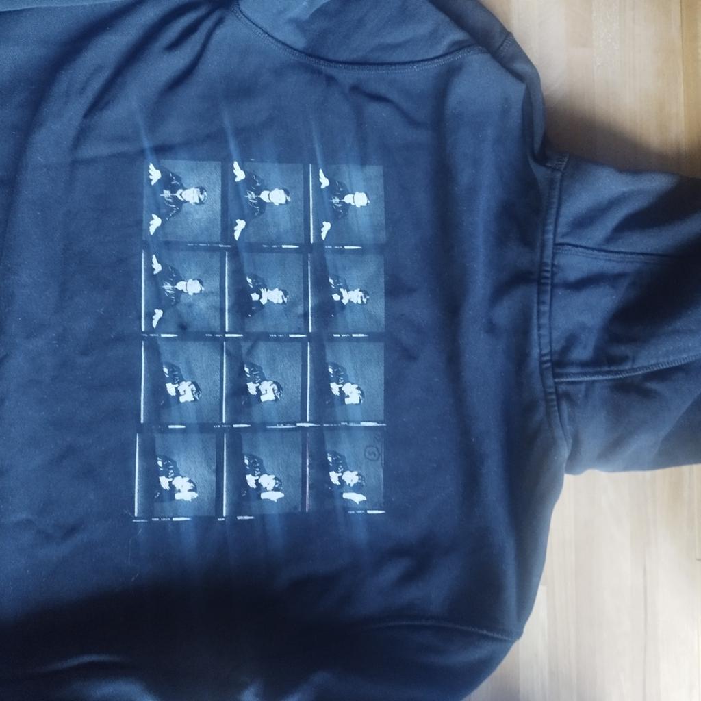 Hugo Boss hoodie met David Bowie print, maat M, Maat 48/50 (M), Zwart, Ophalen of Verzenden, Zo goed als nieuw