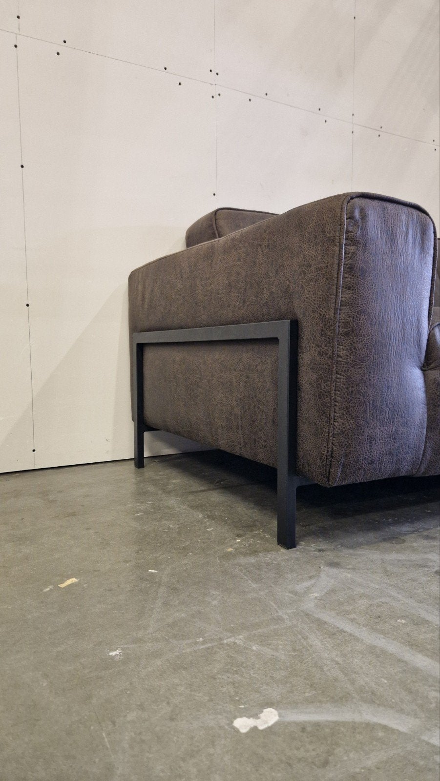 Foto 3 van Moderne 3-Zits Bank Bruin Microleder 217x95 – Top Staat