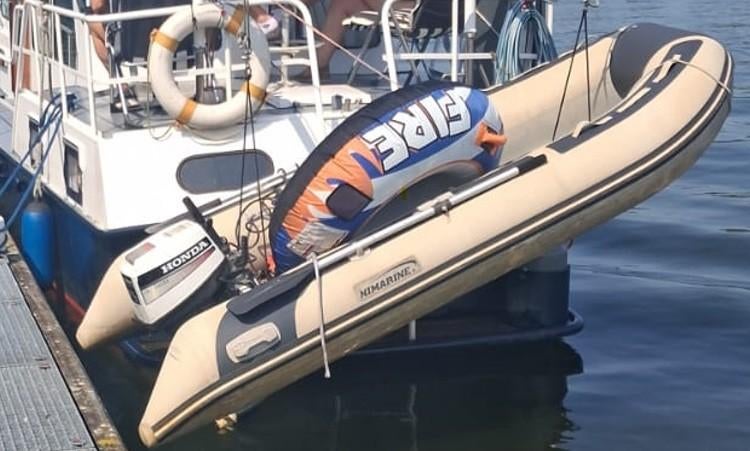 Nimarine aluminium rib met Honda 15 pk 4 takt, Watersport en Boten, Ophalen of Verzenden