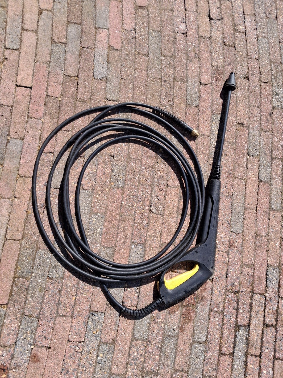Karcher Pistool met 9 meter slang en vuilvrees, Ophalen
