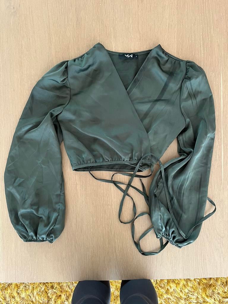 Most Wanted wrap top, Ophalen of Verzenden, Zo goed als nieuw, Lange mouw, Maat 36 (S)