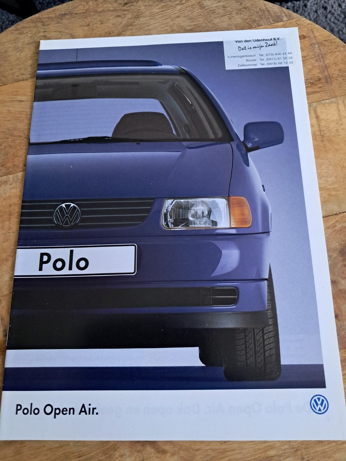 Volkswagen Polo Open Air 98 folder, Ophalen of Verzenden, Gelezen, Volkswagen
