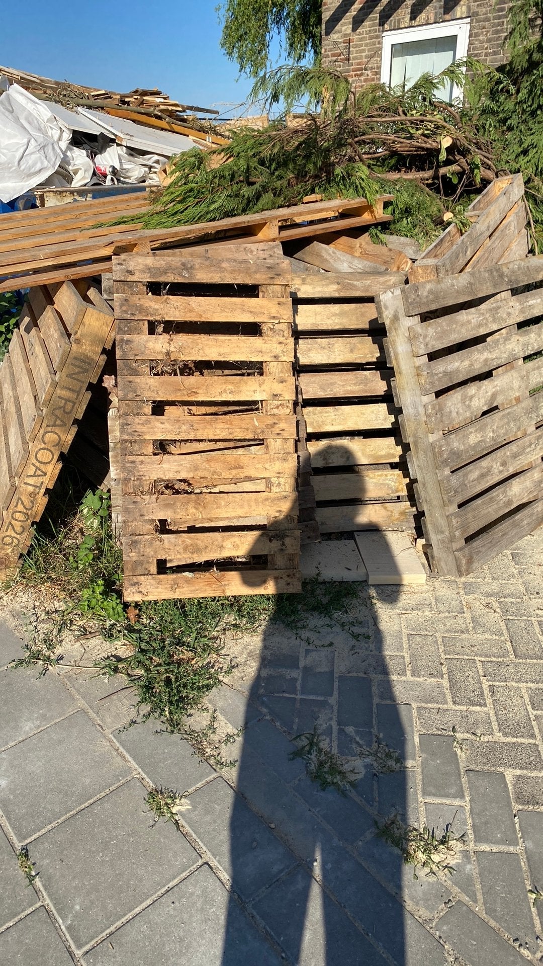 Pallets gratis op te halen, Ophalen, Zo goed als nieuw, Pallet, Minder dan 200 cm