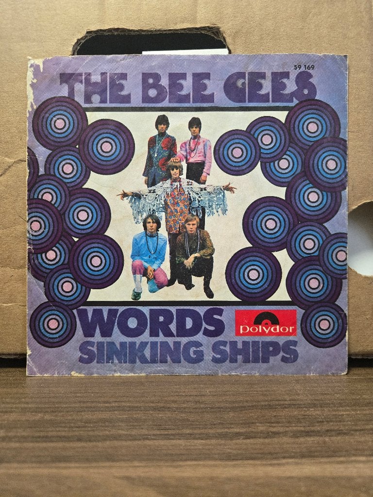 Bee gees - Words, Cd's en Dvd's, Vinyl Singles, 7 inch, Ophalen of Verzenden, Zo goed als nieuw, Pop