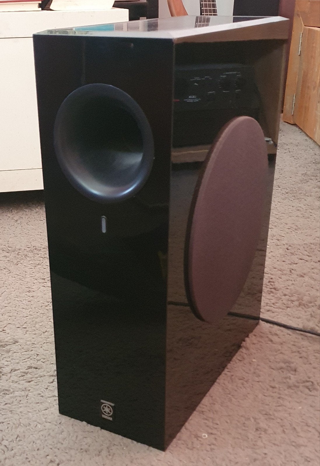 Yamaha NS-SW210 Subwoofer - Zwart, 40W, Ophalen, Basreflex, Subwoofer, Yamaha