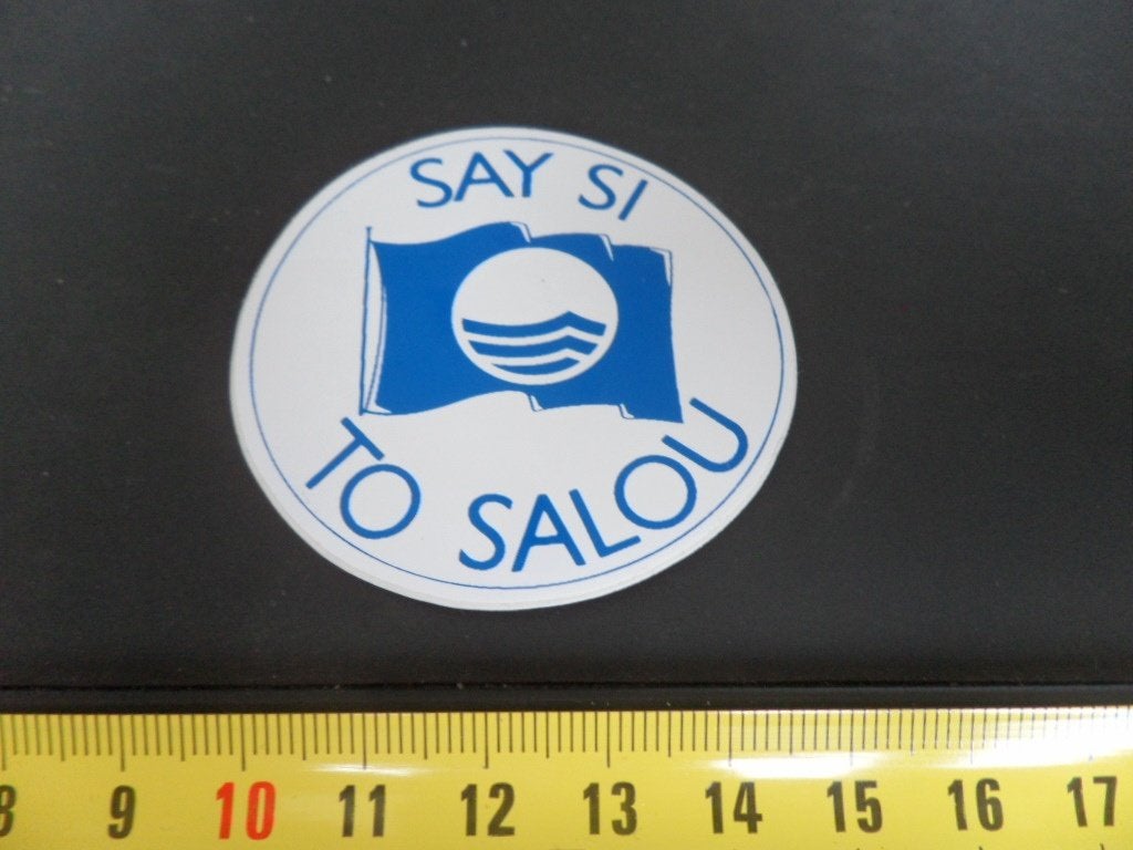 sticker say si to salou - spanje *, Ophalen of Verzenden, Zo goed als nieuw