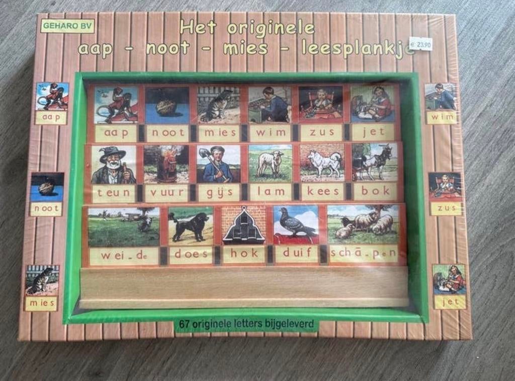 aap noot mies leesplankje, Ophalen, Nieuw, Taal en Lezen