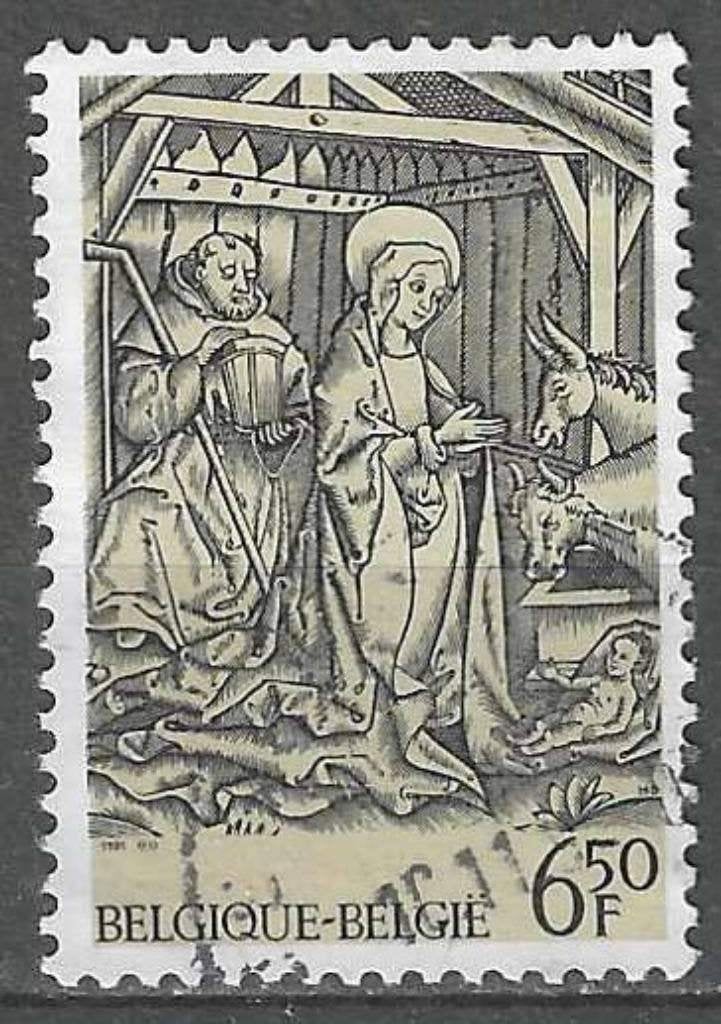 Belgie 1981 - Yvert 2029 /OBP 2030 - Kerstzegel (ST), Postzegels en Munten, Postzegels | Europa | België, Verzenden, Gestempeld