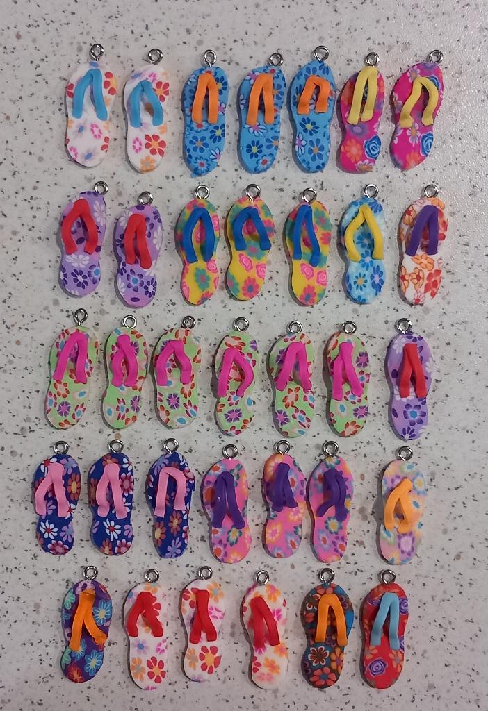 Teenslippers bedels, Hobby en Vrije tijd, Kralen en Sieraden maken, Ophalen of Verzenden, Nieuw, Bedel