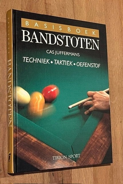 Cas Juffermans. Basisboek BANDSTOTEN. Biljarten./ Tirion1990, Cas Juffermans, Ophalen of Verzenden, Zo goed als nieuw, Behendigheidssport