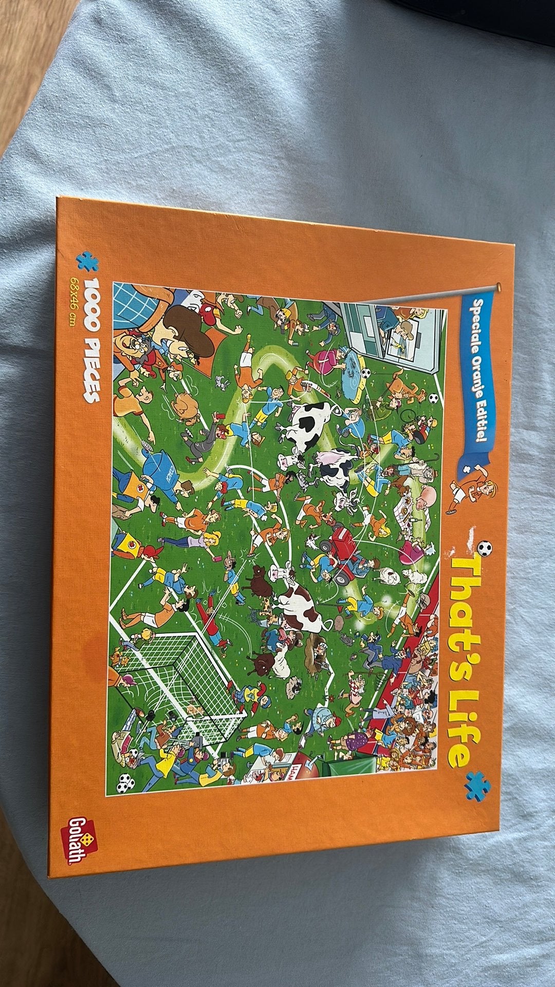 Jan van Haasteren 1000 stukjes, Hobby en Vrije tijd, Denksport en Puzzels, Ophalen, 500 t/m 1500 stukjes, Zo goed als nieuw