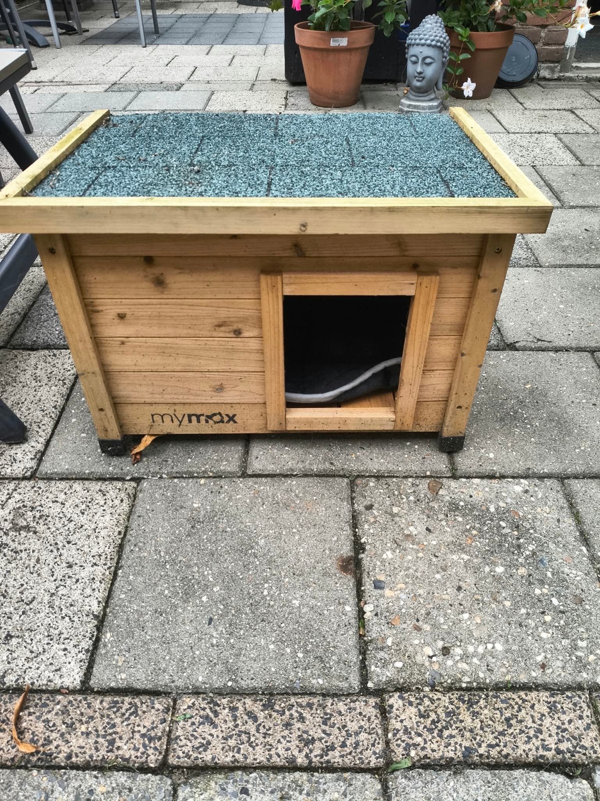 Dierenhoek/ Hondenhok Hout, Dieren en Toebehoren, Ophalen, Zo goed als nieuw, 110 cm of meer, 100 cm of meer